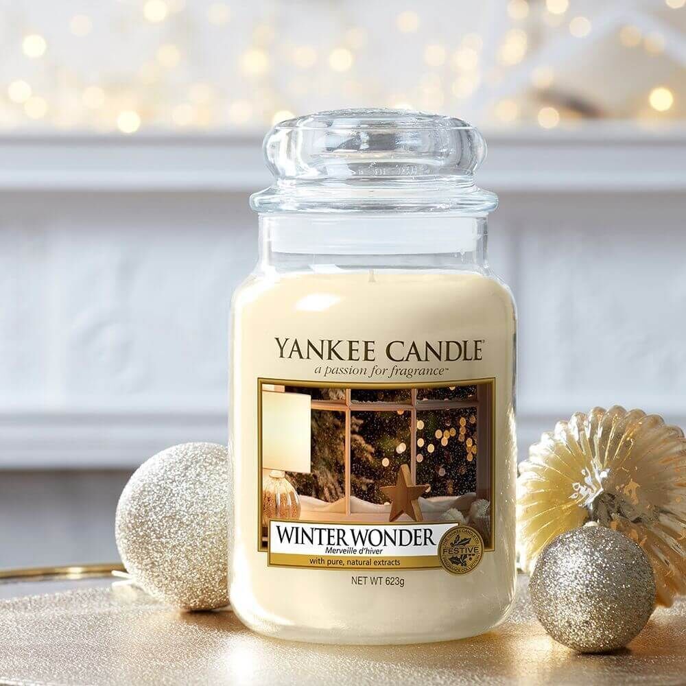 3139_WinterWonder_Single_Lid_Portrait Yankee Candle Winter Wonder 623g