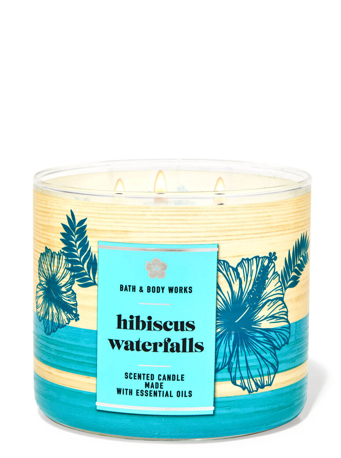 3-Docht Kerze - Hibiscus Waterfalls - 411g