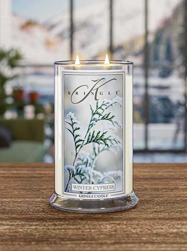 Winter Cypress 623g Kerze