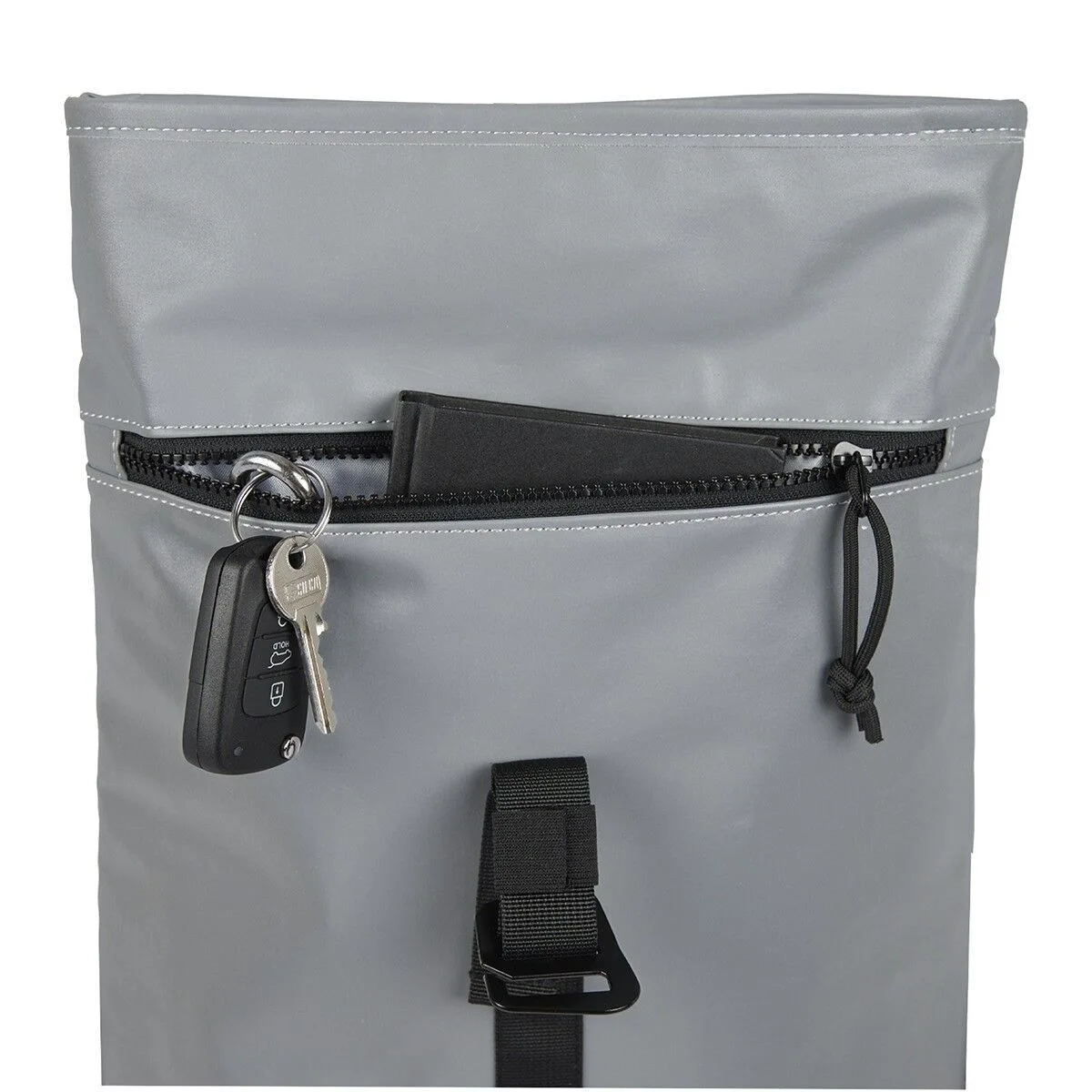 A6E14DB414B14300FB08A2070919C1E2EE1DB976 Reflect - Los Angeles Rolltop Mini Rucksack silber