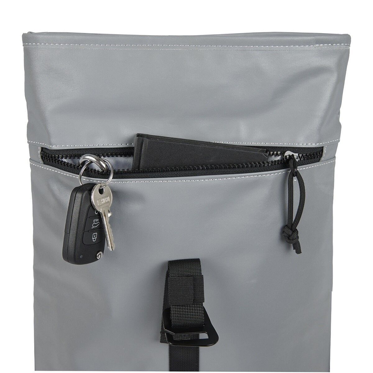 A6E14DB414B14300FB08A2070919C1E2EE1DB976 Reflect - Los Angeles Rolltop Mini Rucksack silber