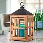 holzlatteak2jpg HOLZ Laterne Kerzenwärmer (natural teak)