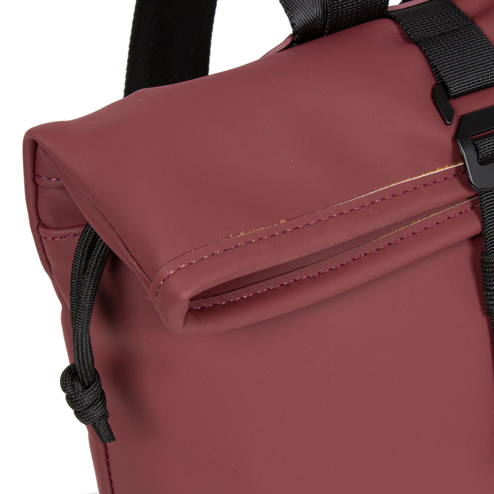 Mart - Los Angeles Rolltop Mini Rucksack burgund