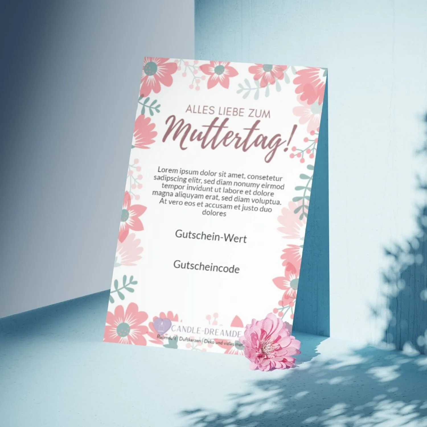 Geschenkgutschein Muttertag Geschenkgutschein Muttertag