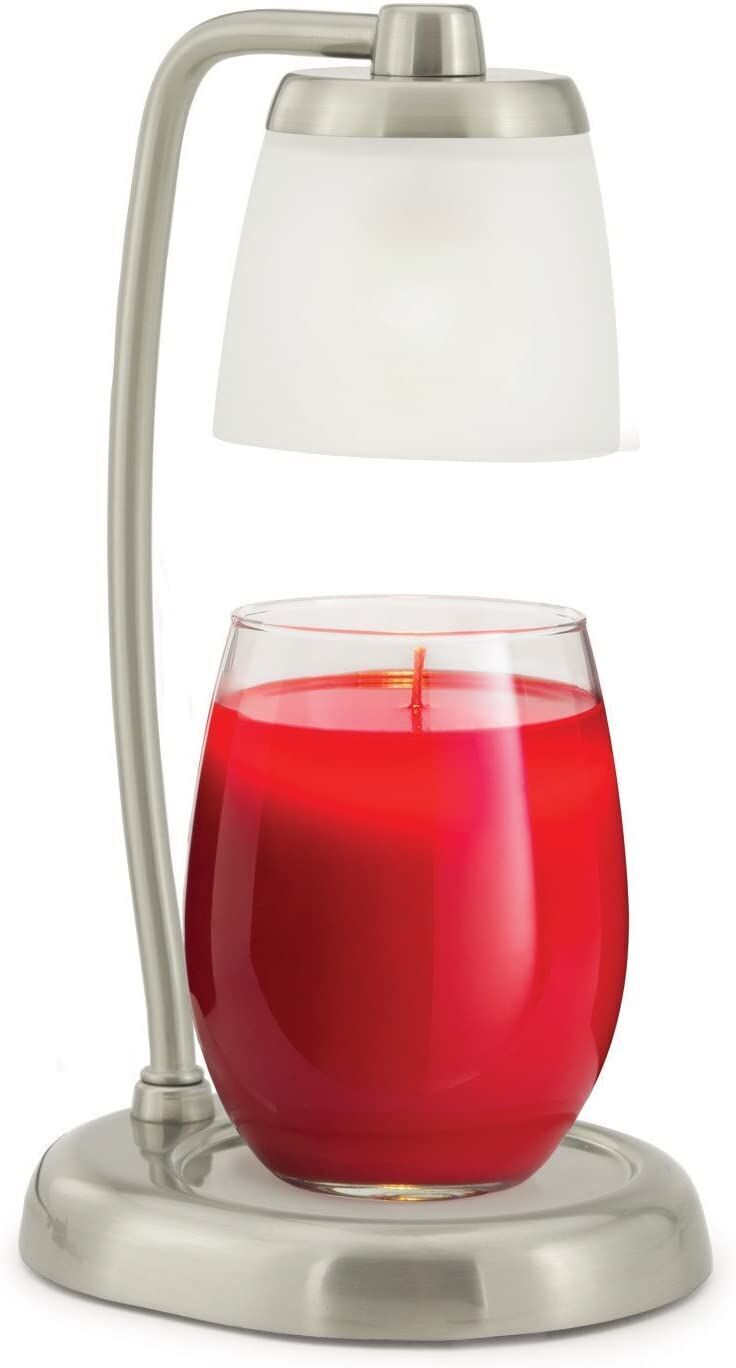 61qORNMK-nL-_AC_SL1500_ CONTEMPO Laterne Kerzenwärmer (Brushed Nickel)