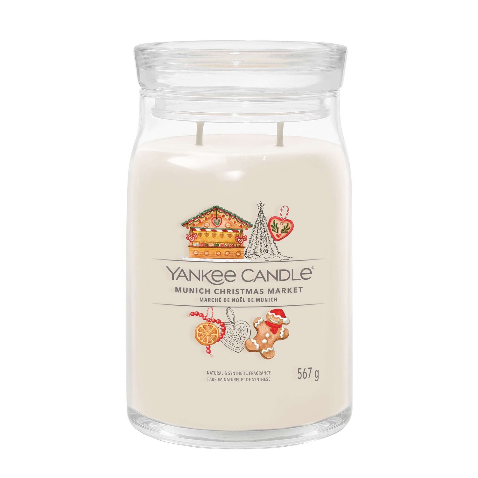 Munich Christmas Market Signature Large Jar 567g 2-Docht Krug
