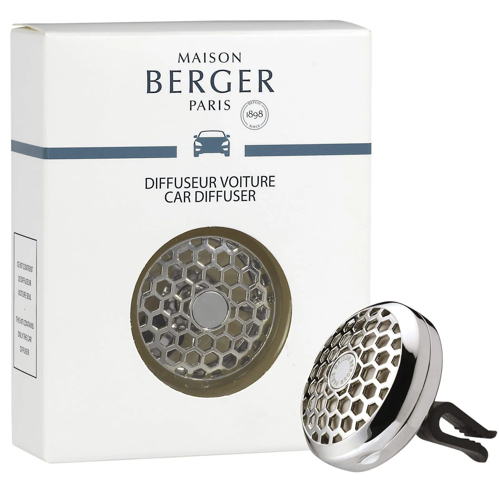 6412_2048x Autoduft Diffuser Honey Comb chrom