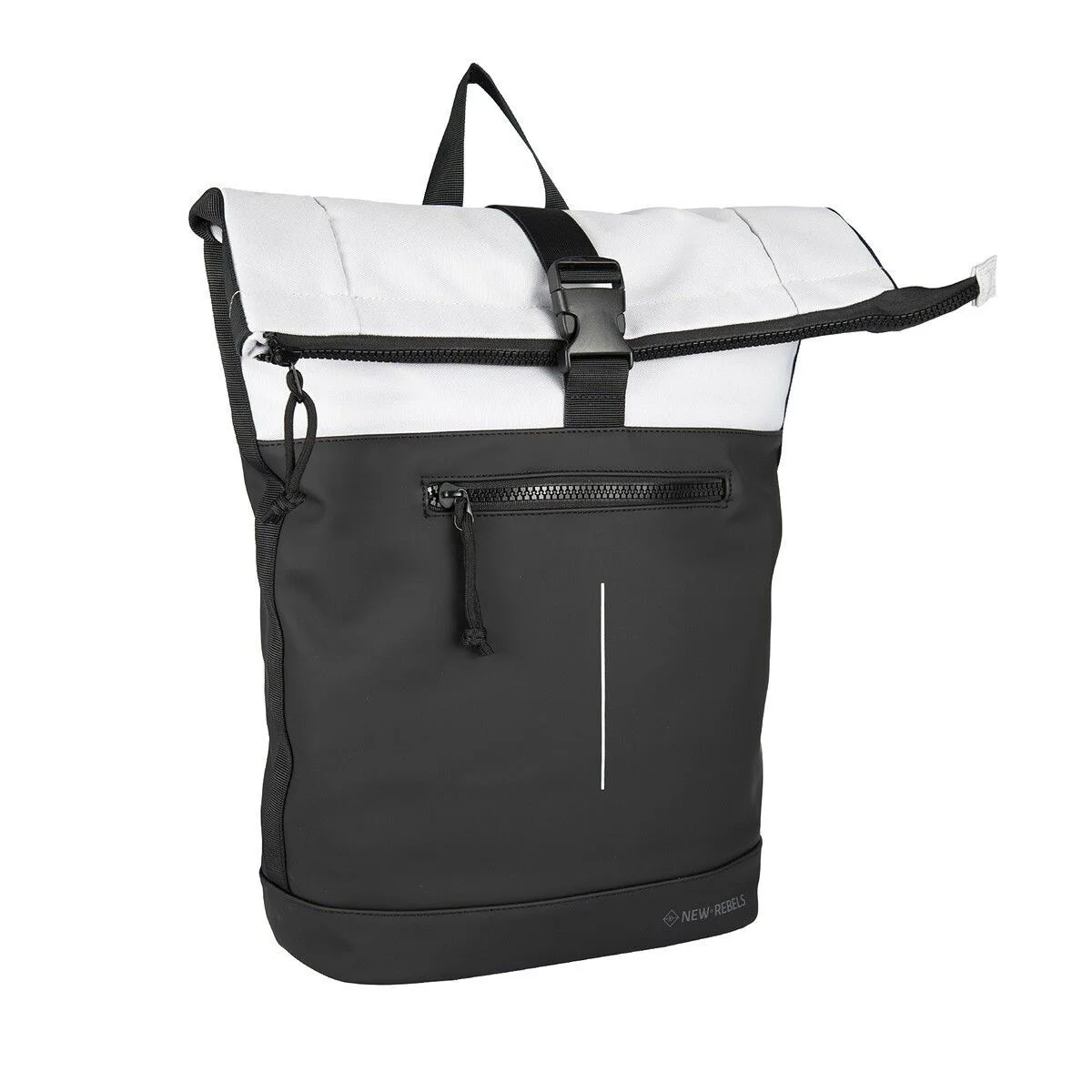 84C2AFBB0F9B2B2CF593C939C4416D28ECB5B0BB Backham - New York Rolltop Rucksack hellgrau