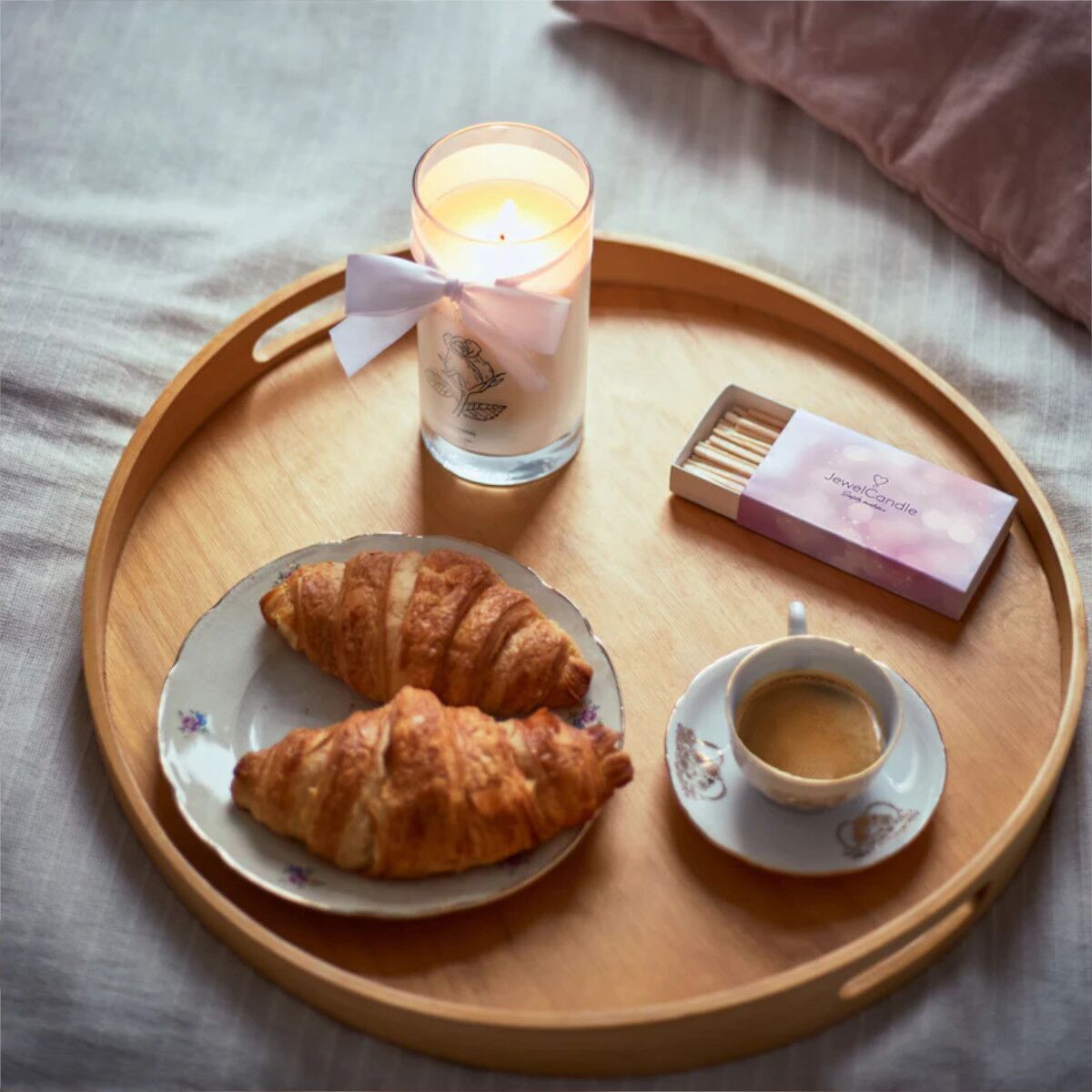 Morning Rose (Ohrringe) 400g Brunch, Essen, Brot, Teller, Kaffeetasse