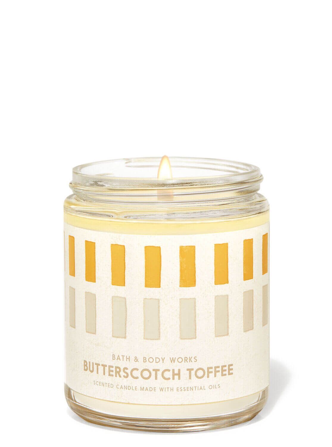 026190178-BBW-2930 1-Docht Kerze - Butterscotch Toffee - 198g