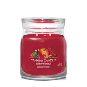 Red Apple Wreath Signature Medium Jar 368g 2-Docht