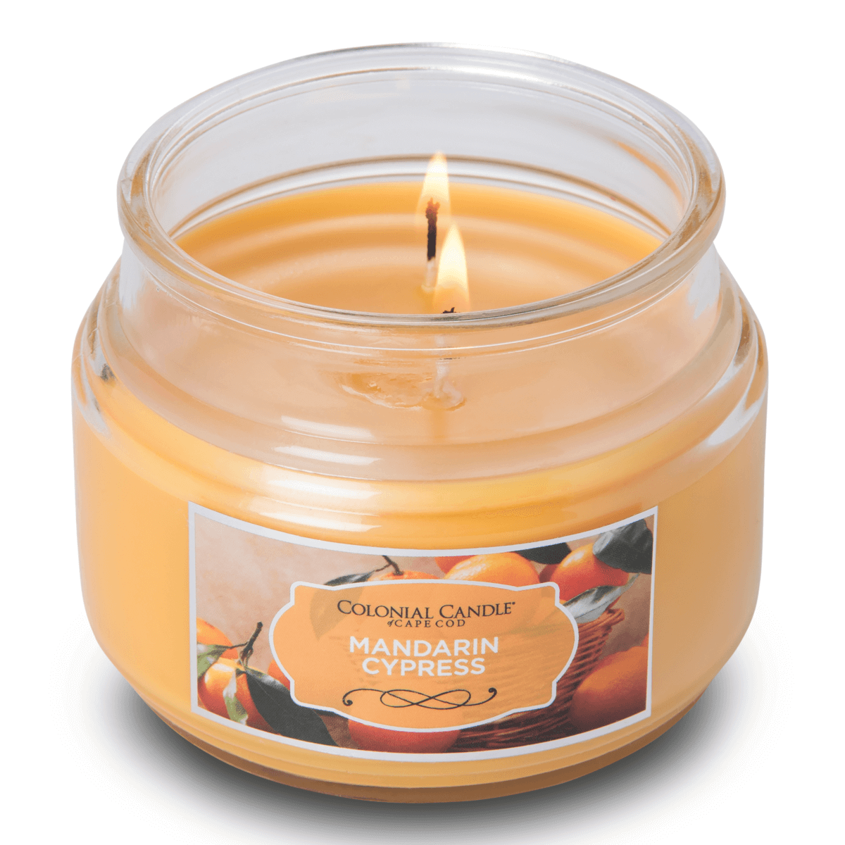 CC127549-von-Oben Duftkerze Mandarin Cypress Terrace - 255g