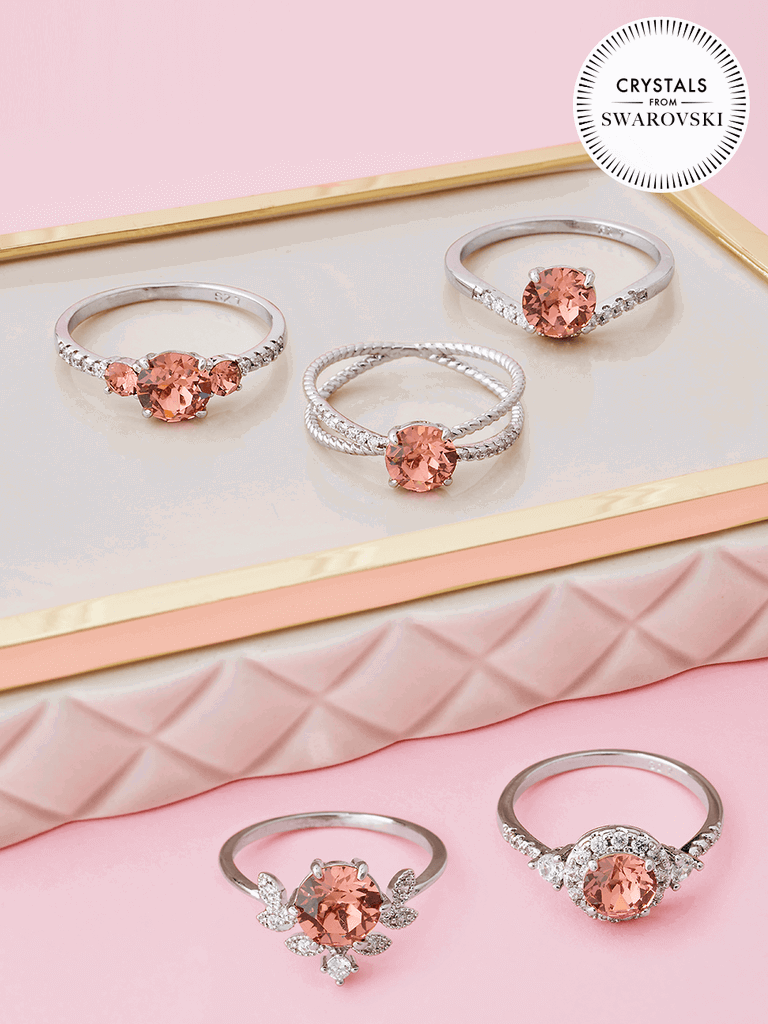 Ornament Kerze mit Swarovski Kristallen (Ring)