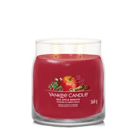 Red Apple Wreath Signature Medium Jar 368g 2-Docht