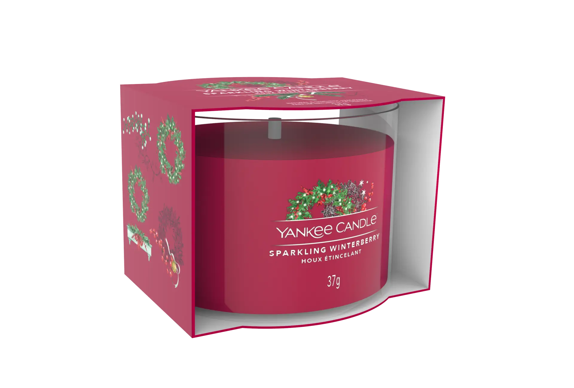 Sparkling Winterberry 37g Glasvotivkerze Sparkling Winterberry 37g Glasvotivkerze