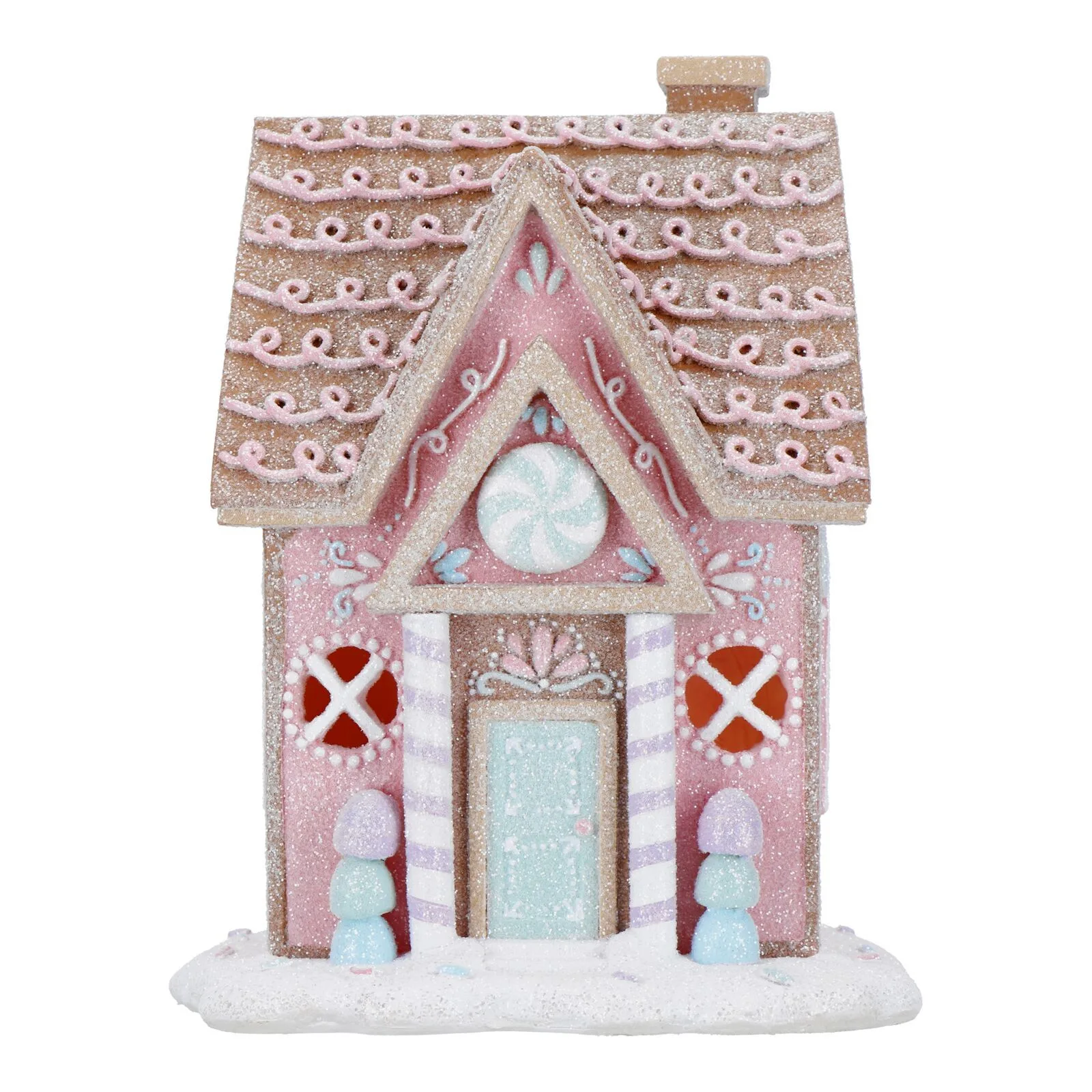 233469 Gingerbread Lebkuchenhaus rosa