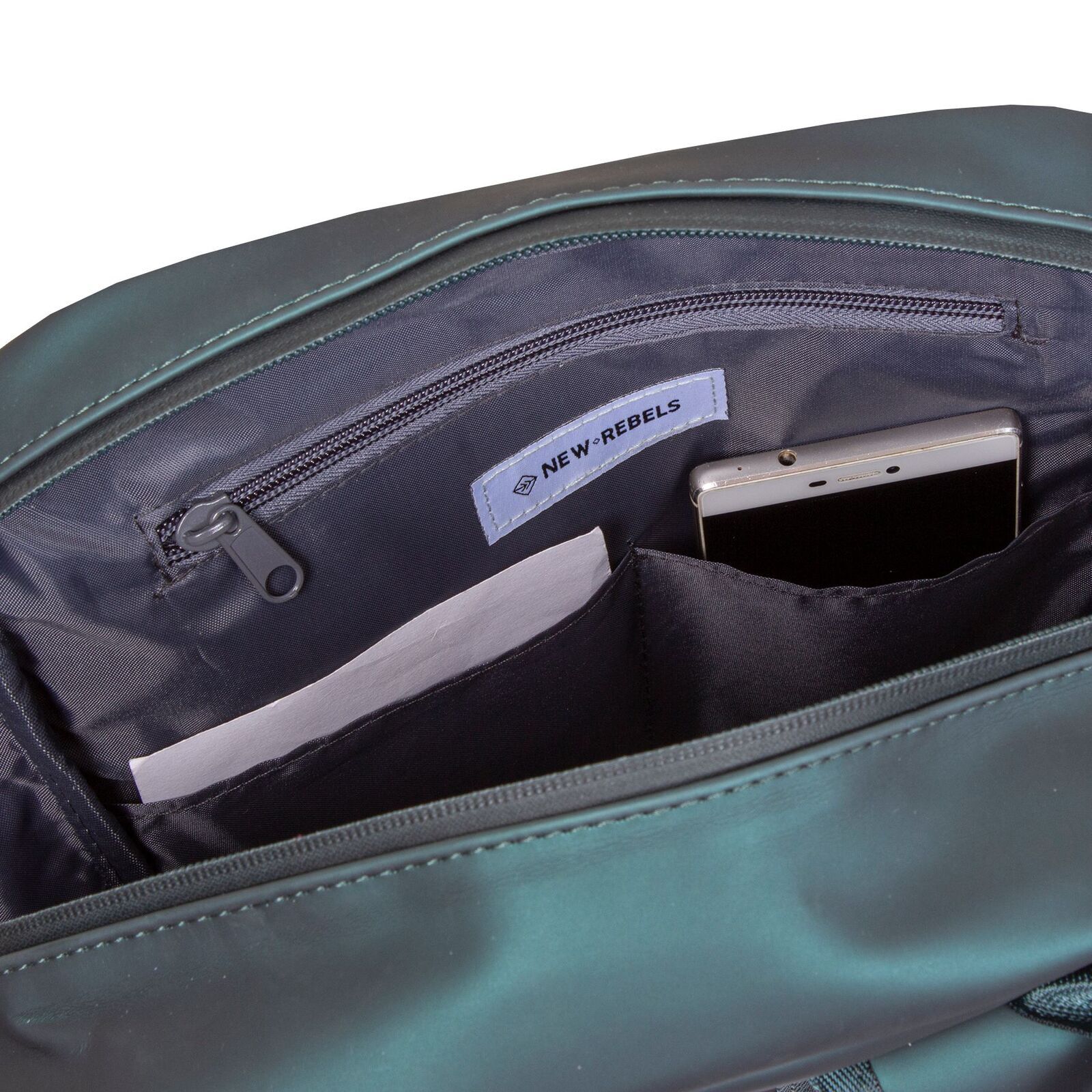 mDwhIE7w Harper - Miami Rucksack dunkelgrün metallic