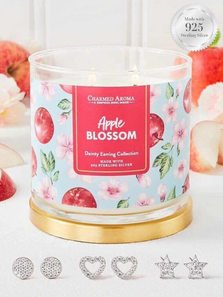 Charmed-Aroma-Apple-Blossom-Earring-Candle Apple Blossom (Ohrringe)