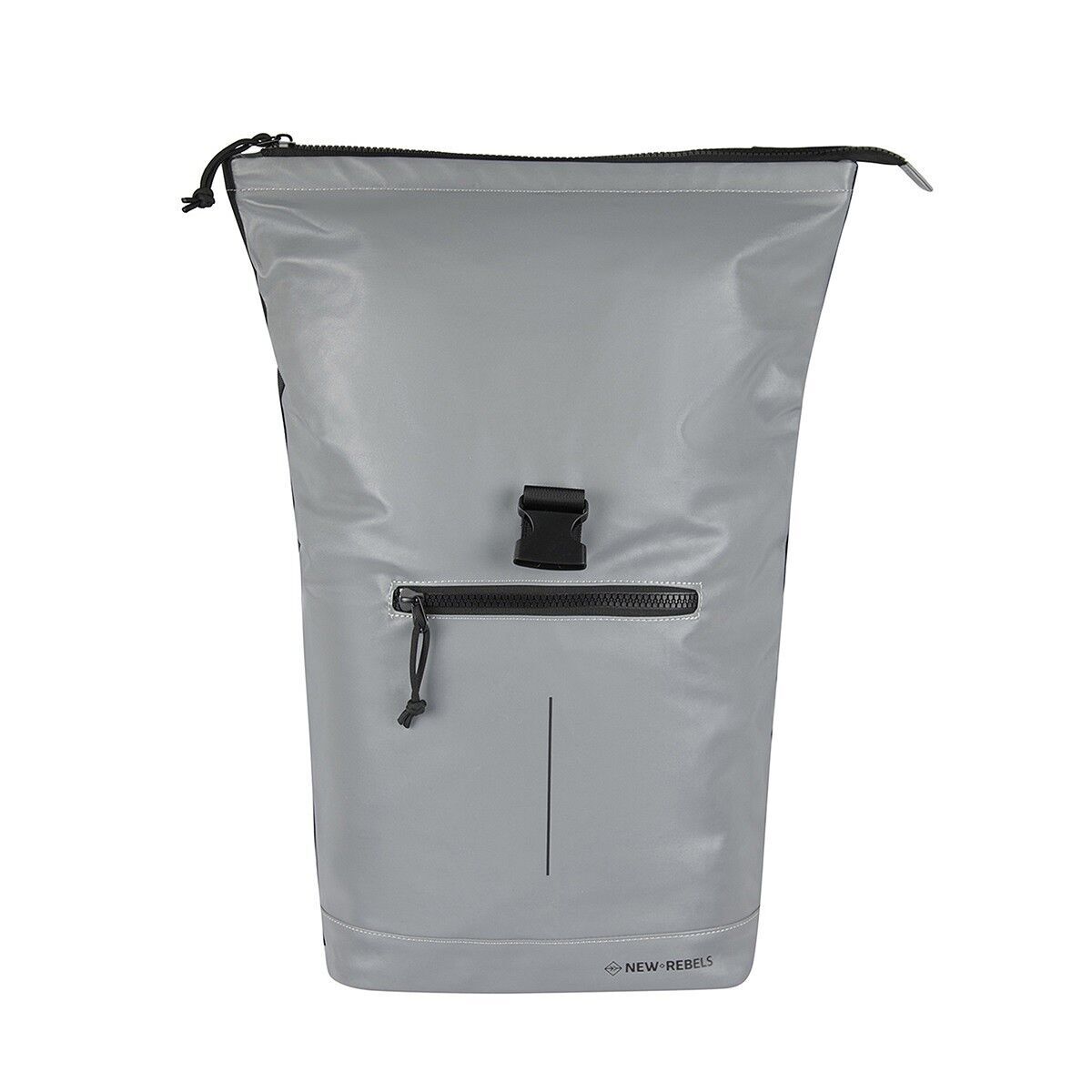 D96F8BBBFD2E8A72113A04AE4DED48667B4C2A31 Reflect - New York Rolltop Rucksack silber