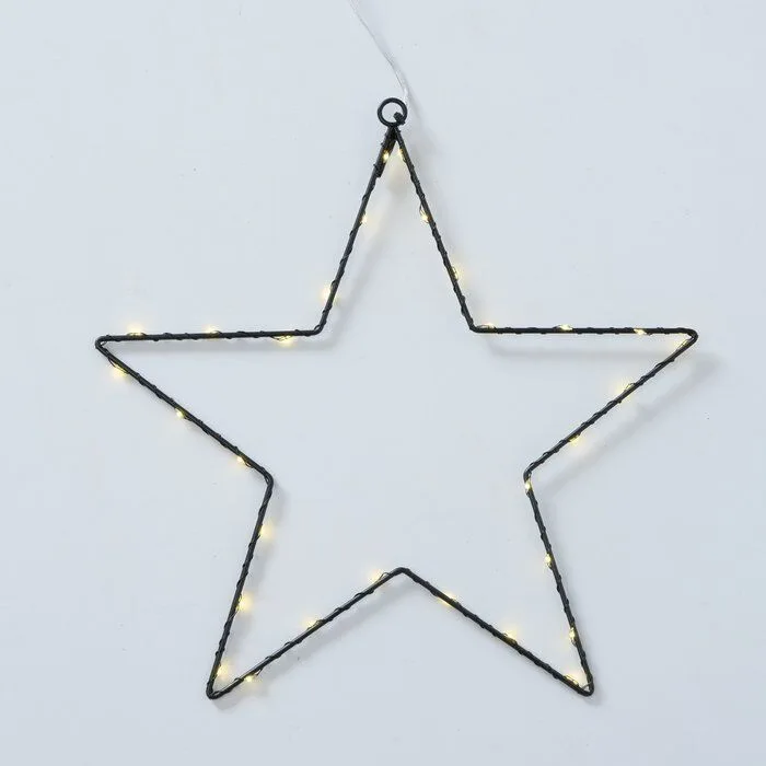 Einzelbild-SdANpd8e-large Leuchtstern Elvira 30cm LED schwarz