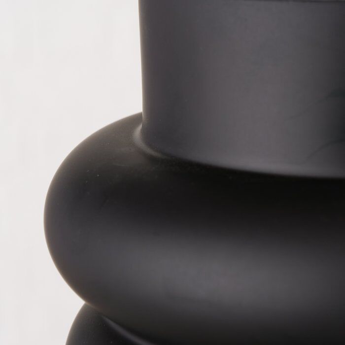 Detailbild-3Qc5Fw60-large Vase Ribbo 20cm schwarz Glas