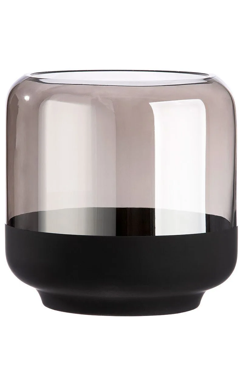 Windlicht Elegance anthrazit 15cm Krug, Schüssel, Töpferei, Vase