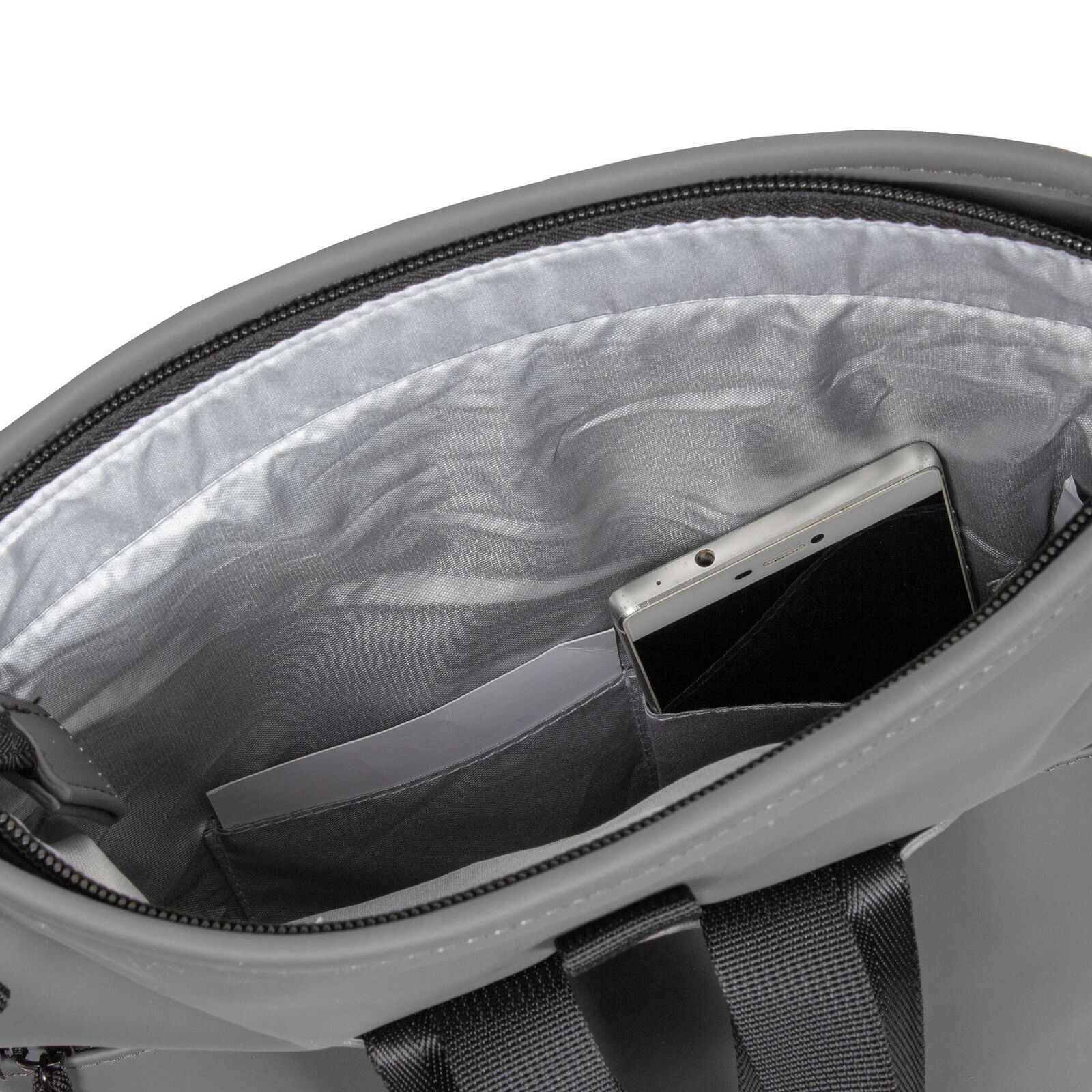 _TPli6Do Mart - Los Angeles Rolltop Mini Rucksack anthrazit