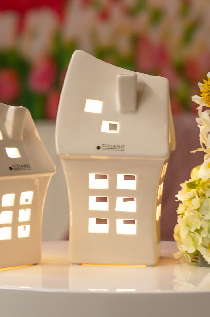 Lichthaus Pendola hoch 22cm LED cremeweiß