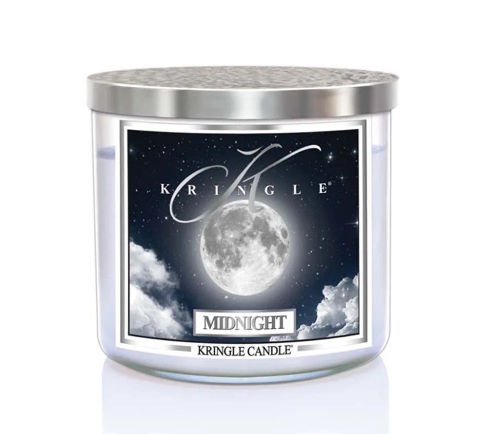 kringle_candle_midnight_silver_lid_american_heritage Midnight 396g Tumbler 3-Docht