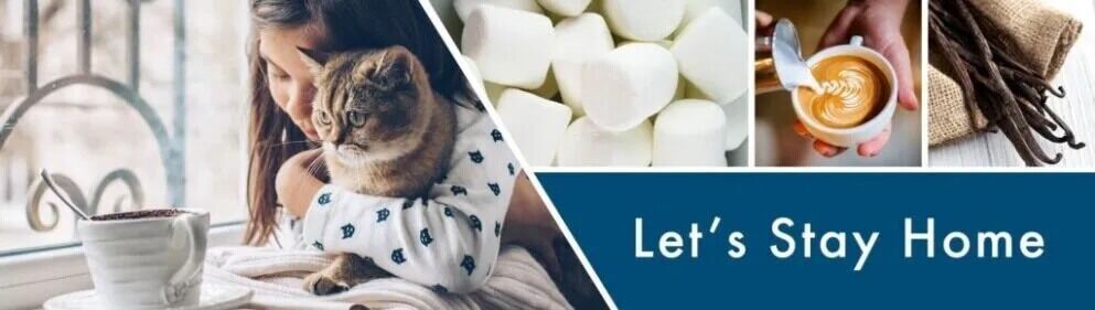 lets-stay-homedHEtq6ngZasKf HOME Let´s Stay Home 411g (3-Docht) Farmhouse Collection