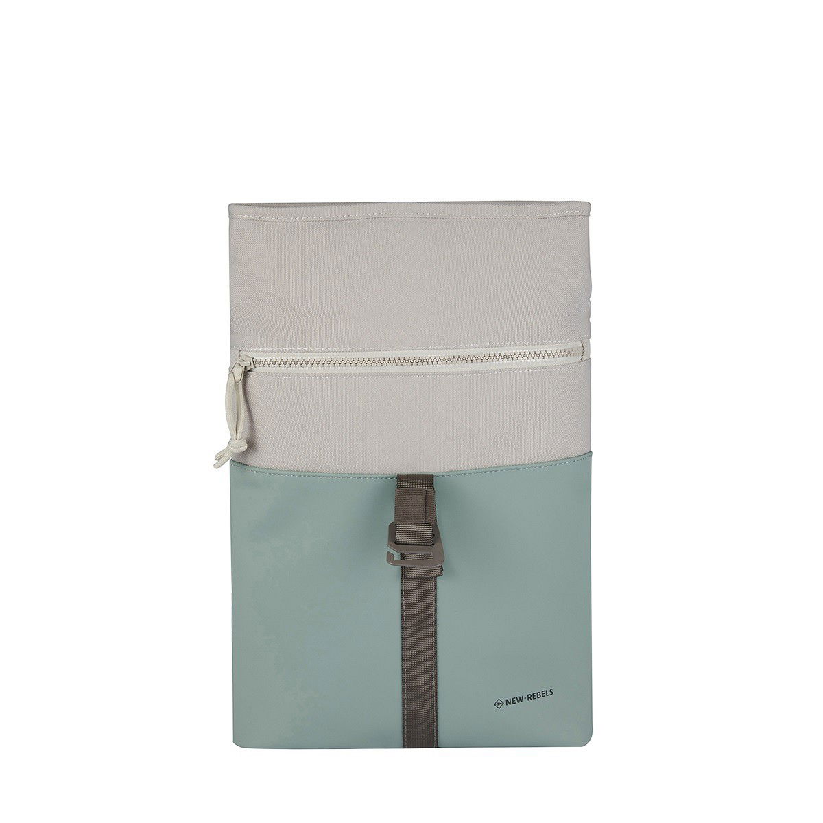 Backham - Los Angeles Rolltop Mini Rucksack salie grün