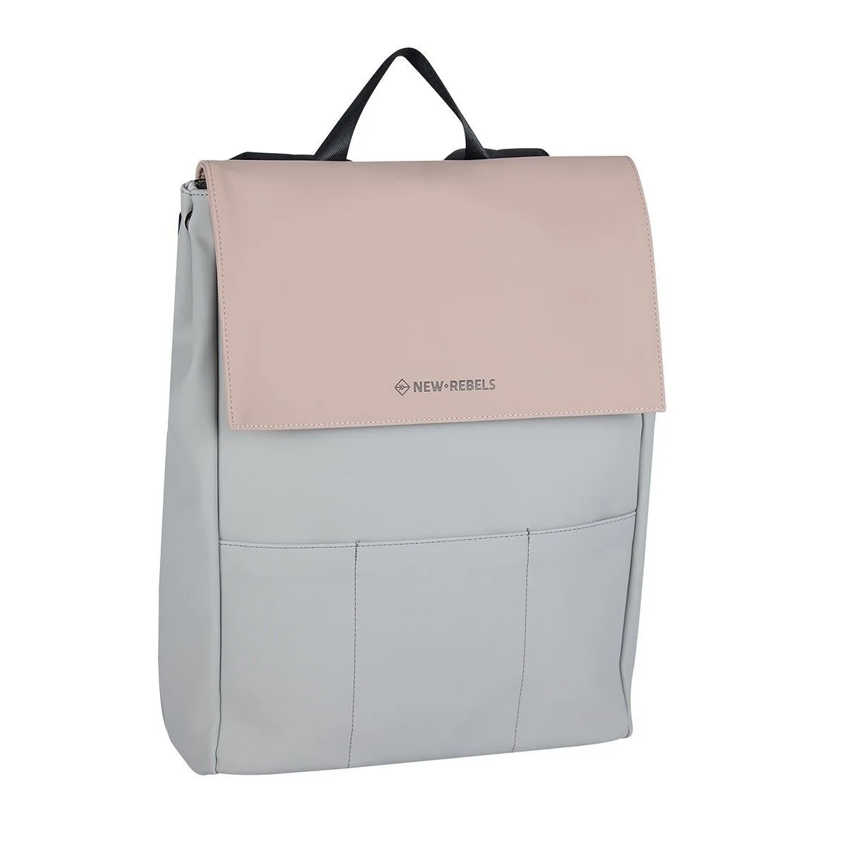 16E87440823F5F2C237E7202D24D9C252E72DBBD Fane - Lincoln Flap Rucksack 17L altrosa/grau