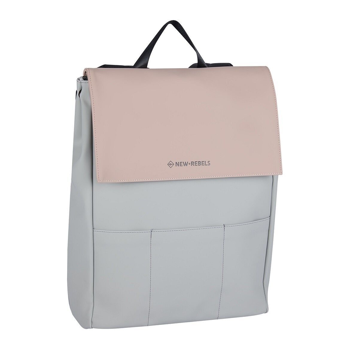 16E87440823F5F2C237E7202D24D9C252E72DBBD Fane - Lincoln Flap Rucksack 17L altrosa/grau