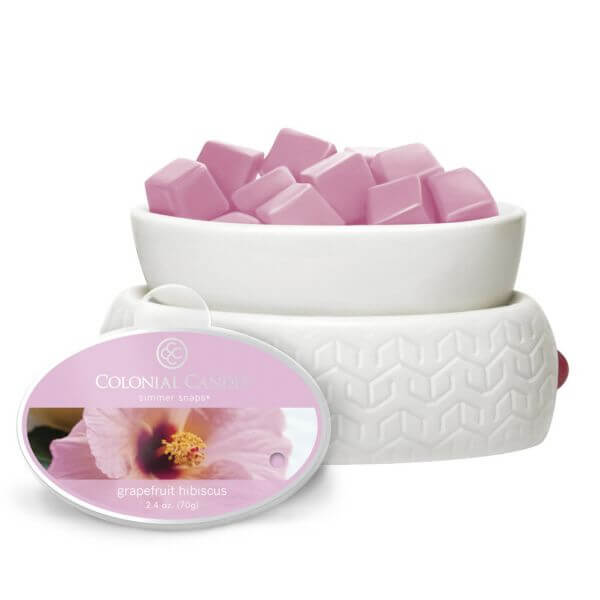 Colonial Candle Grapefruit Hibiscus Simmer Snaps 70g