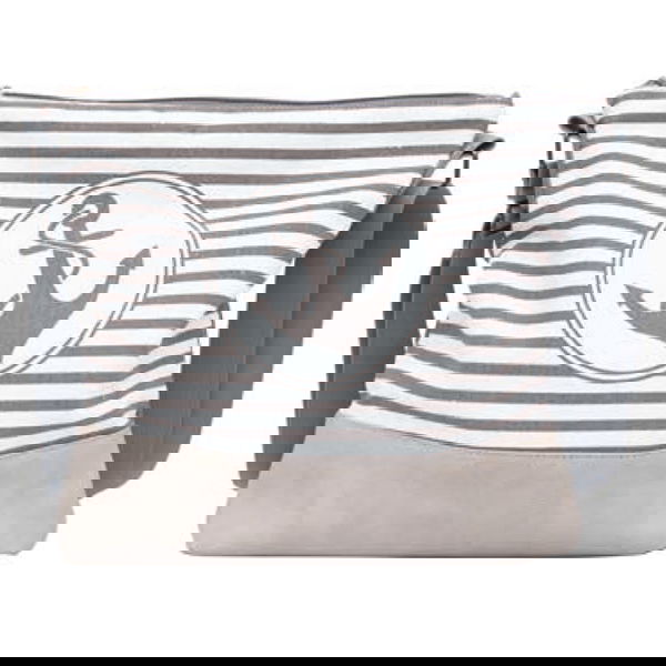 Umhängetasche 058 (Anker Streifen grey)