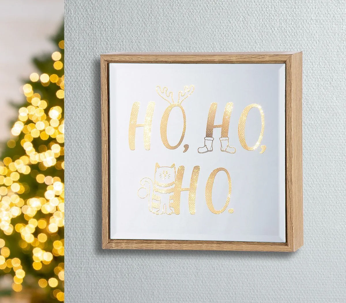 21620_4_9 LED Leuchte Spiegelbox Ho Ho Ho