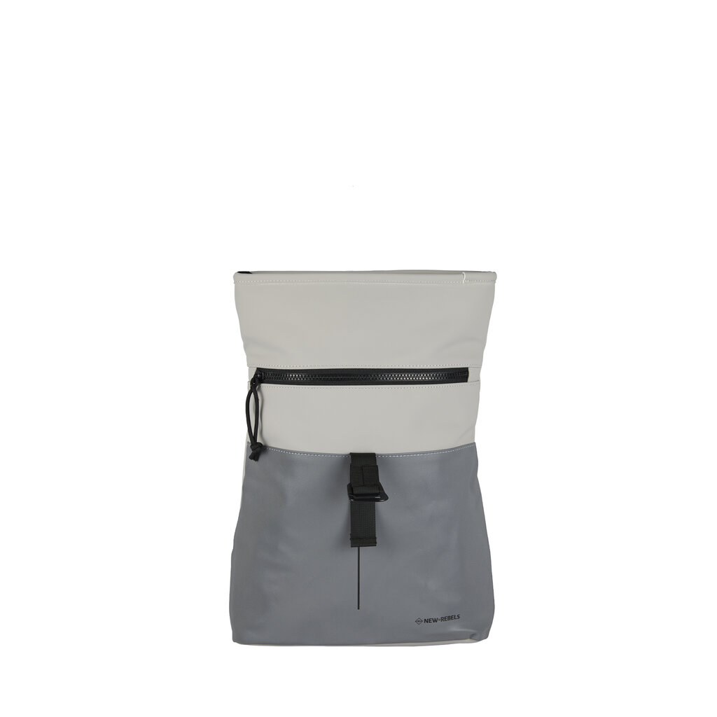 Bowie - Los Angeles Rolltop Rucksack grau