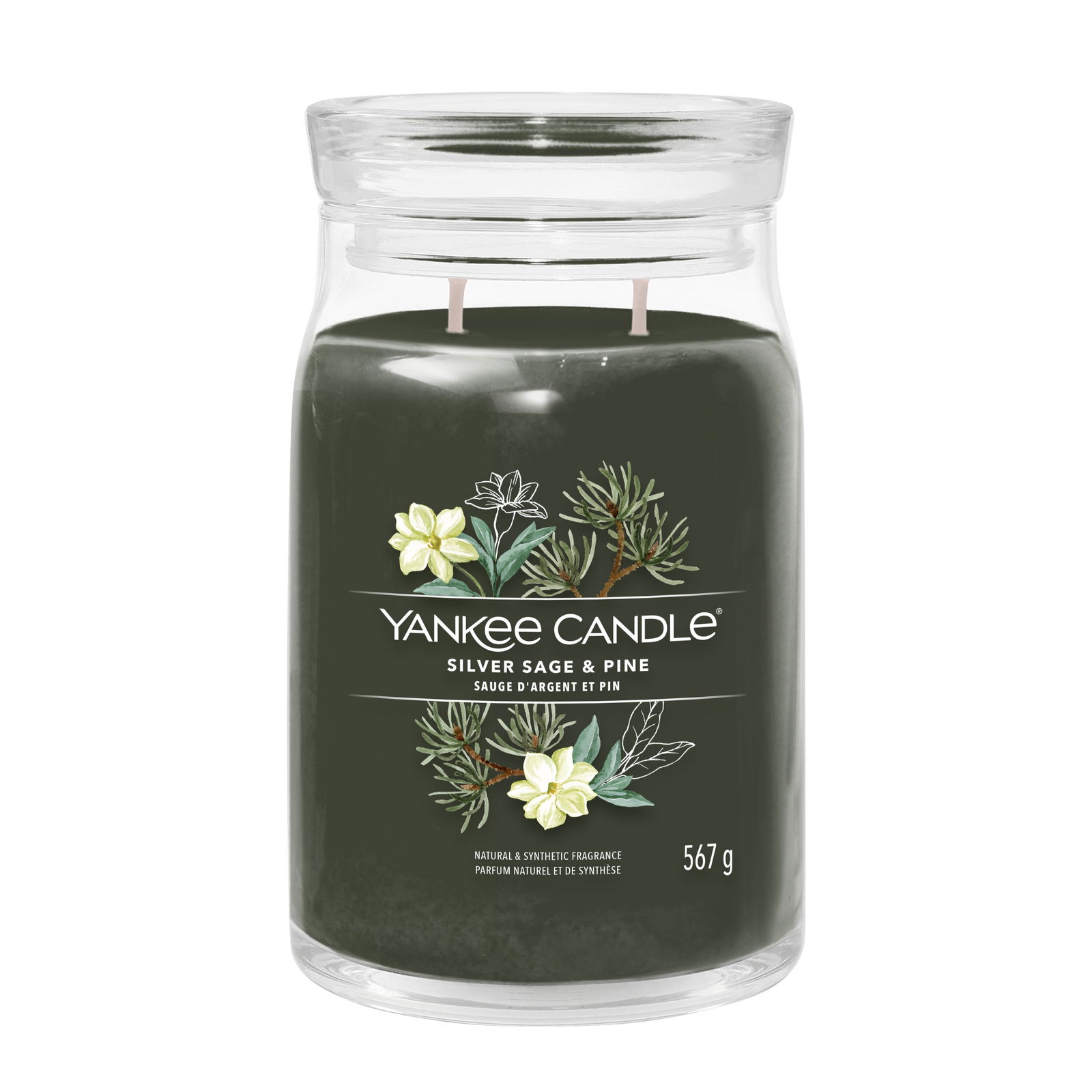 Silver Sage & Pine Signature Jar 567g 2-Docht