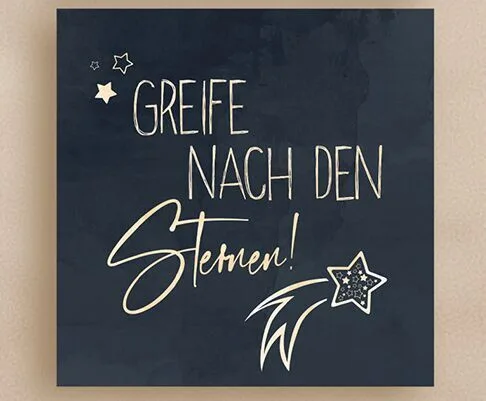 273051 Deko Schild Lichterglanz Metall Variante 1