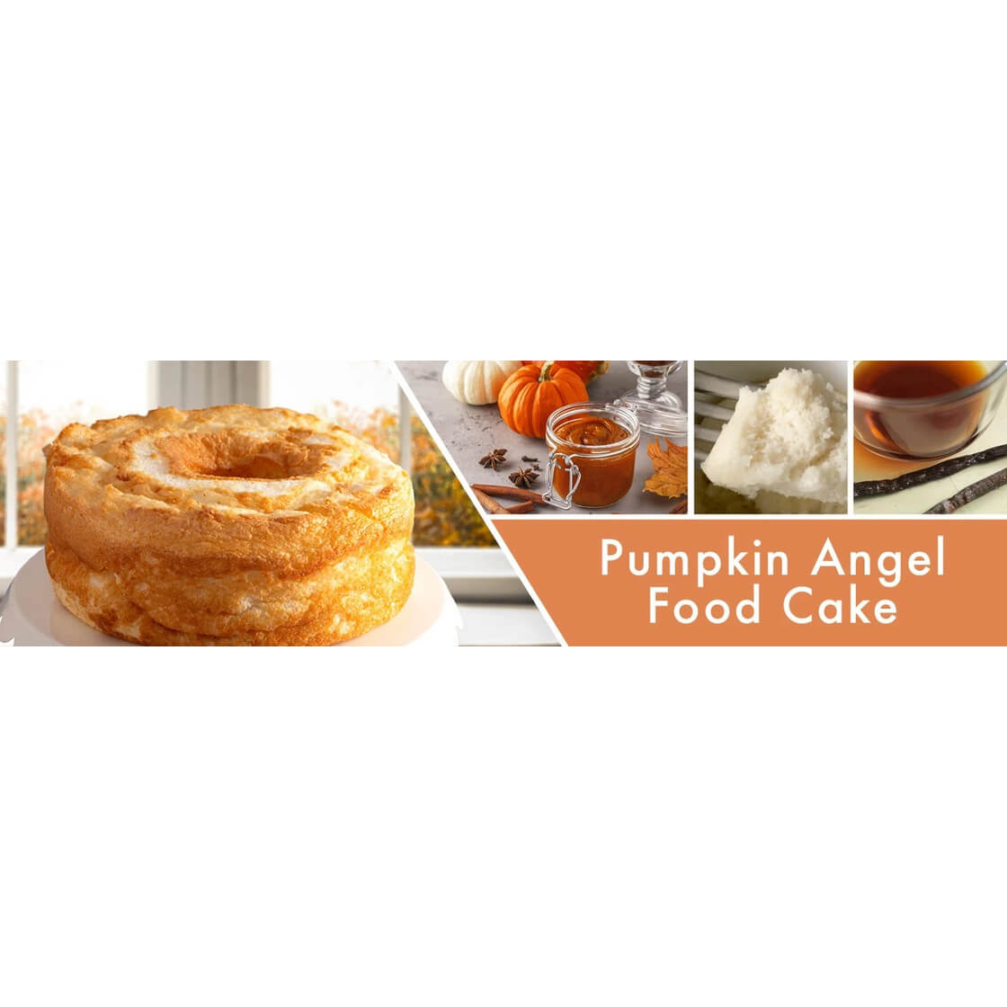 Pumpkin Angel Food Cake 680g