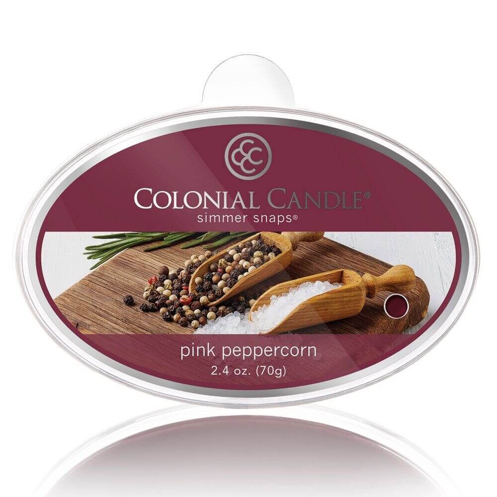 CCSNAPS-5200 Colonial Candle - Pink Peppercorn Simmer Snap 70g
