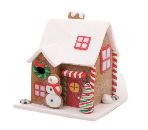 haus2 Deko Lebkuchenhaus 13cm Variante 2