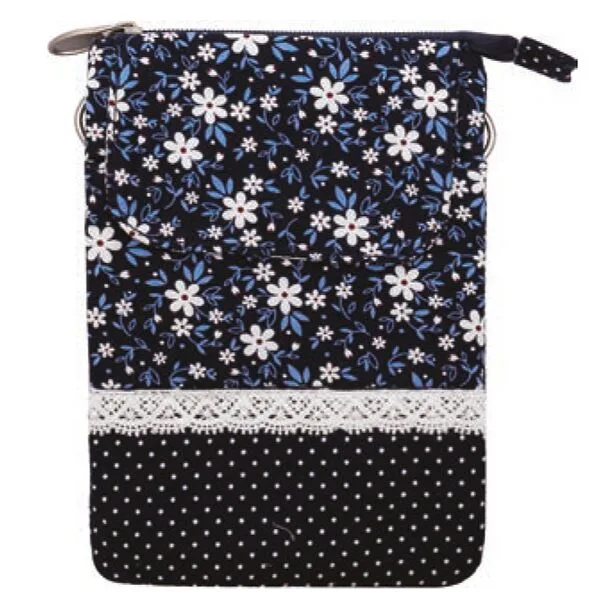 2022-266-082 Patchwork Handtasche Umhängetasche 082 multi blue