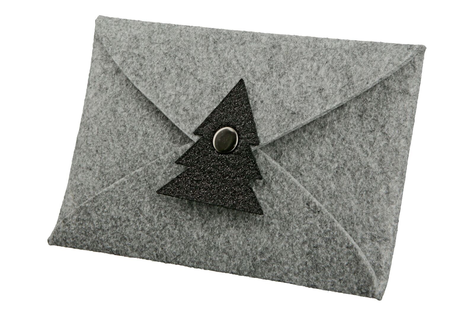 Geschenkkuvert Tannenbaummotiv Filz Geschenkkuvert Tannenbaummotiv Filz