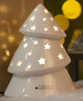 Weihnachtsbaum Venta LED 13cm cremeweiß