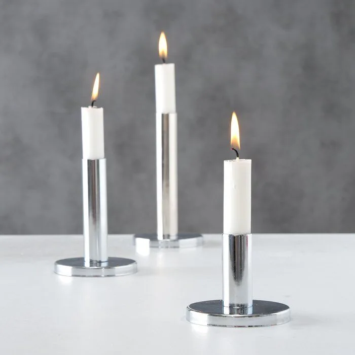Detailbild-k8dVowjv-large Kerzenleuchter-Set Malko silber