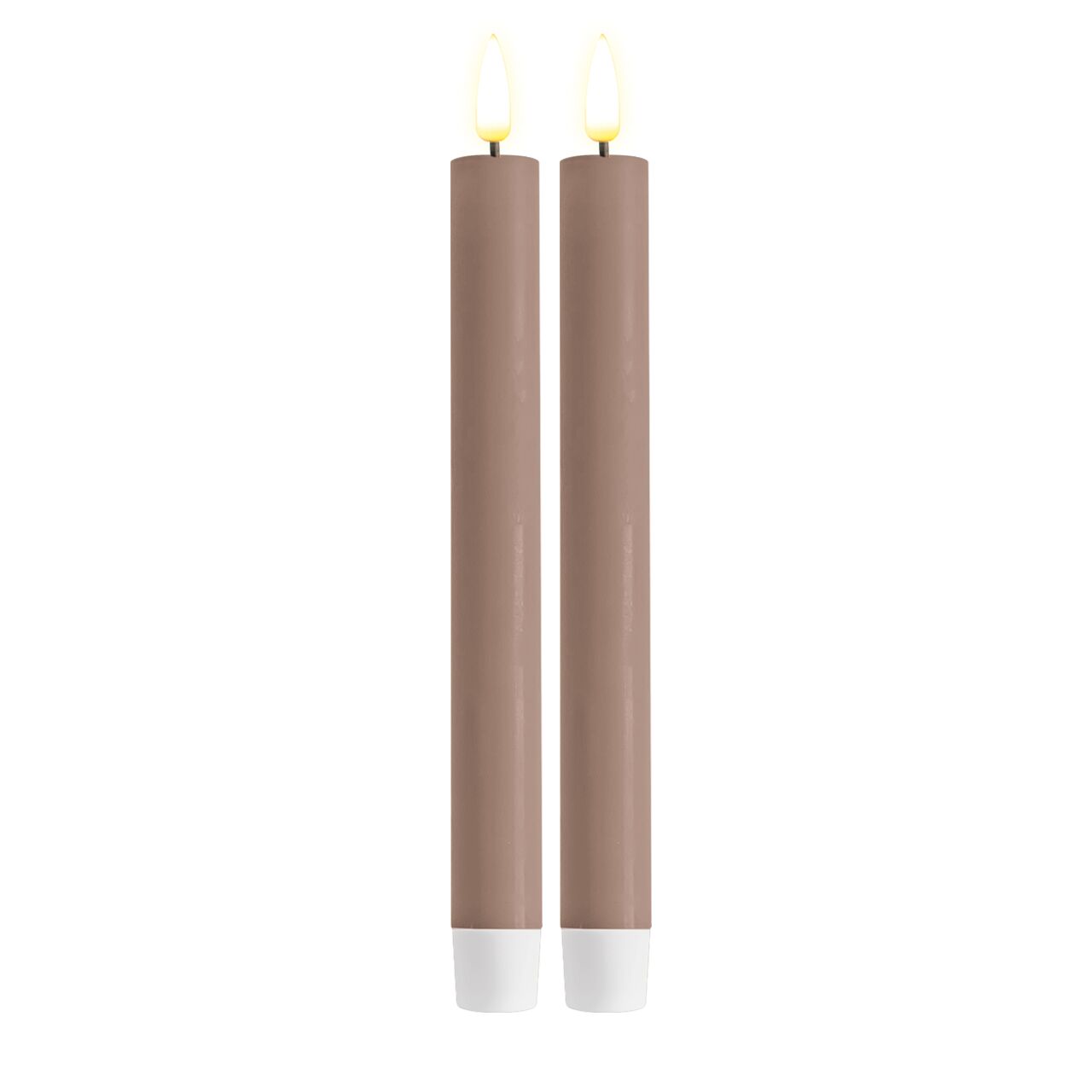 RF-0443 Stabkerze LED 15 cm Rose 2 Stück