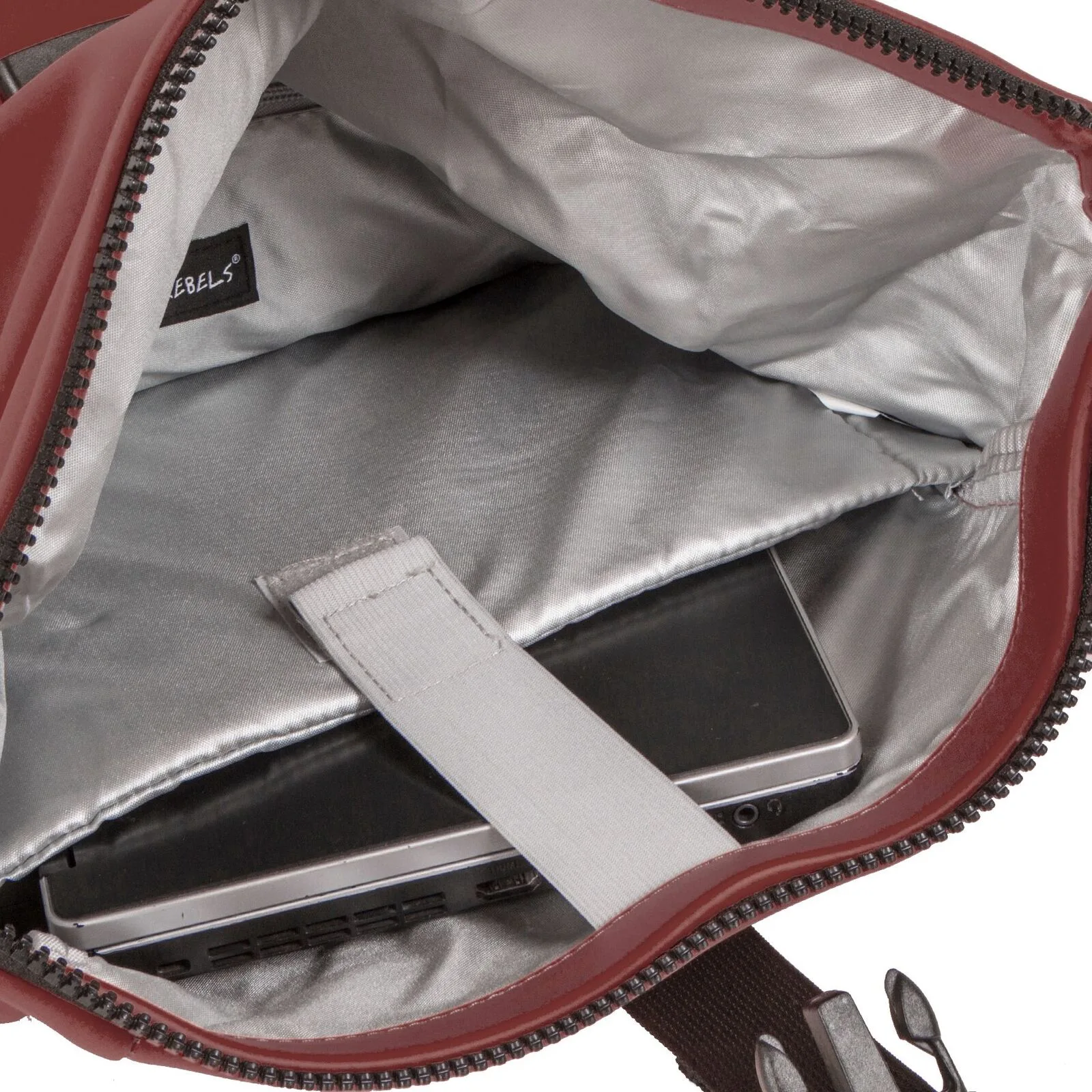 ZqOsZCqc Mart - New York Rolltop Rucksack burgund