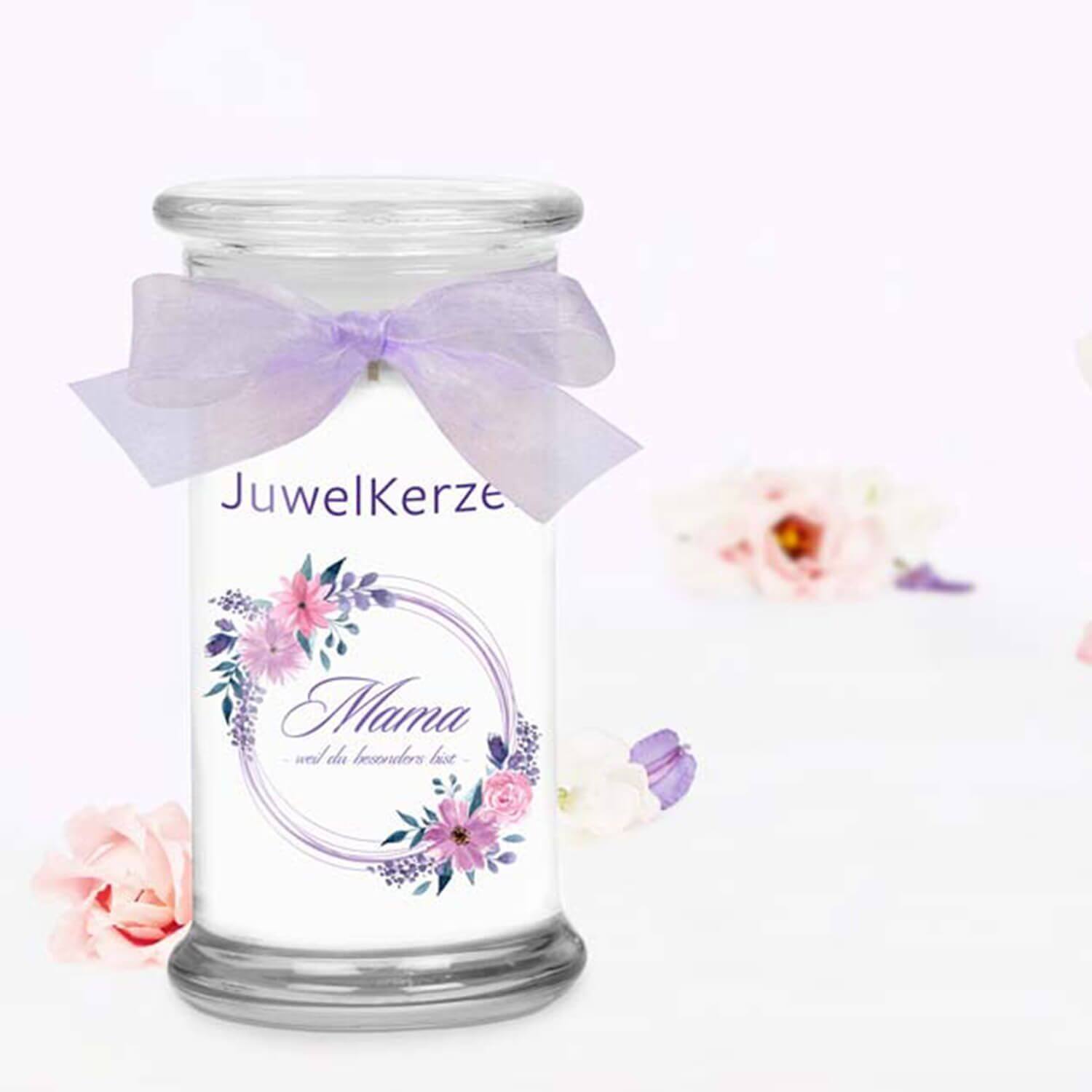 Mama, weil du besonders bist - Ohrringe Juwelkerze