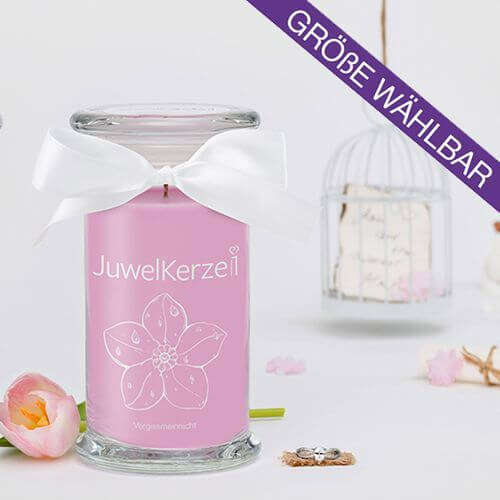 JuwelKerze Vergissmeinnicht (Ring) 380g